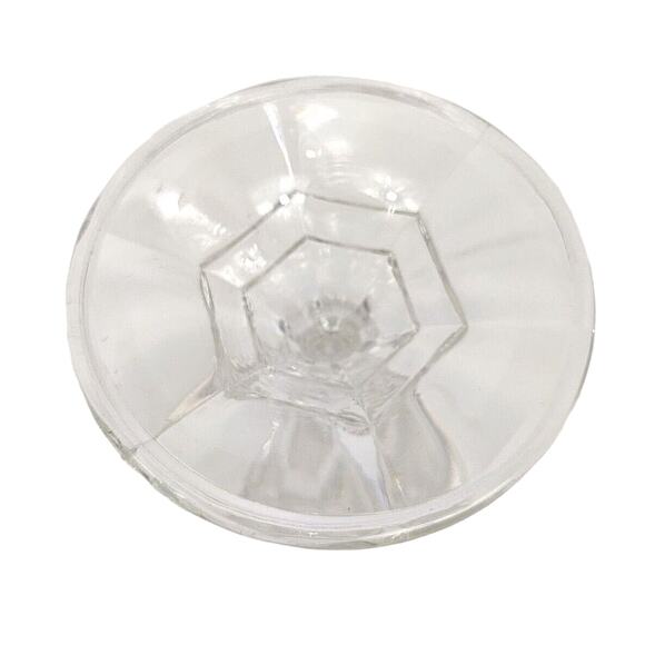 Vintage American Stemware LATROBE Clear Crystal Single Light Candleholder 4" - Picture 3 of 5